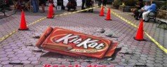 Le trottoir devient une surface publicitaire