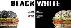 Des burgers noirs et blancs chez McDonald Hong Kong