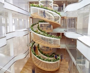 Un escalier signé par l'architecte Paul Cocksedge