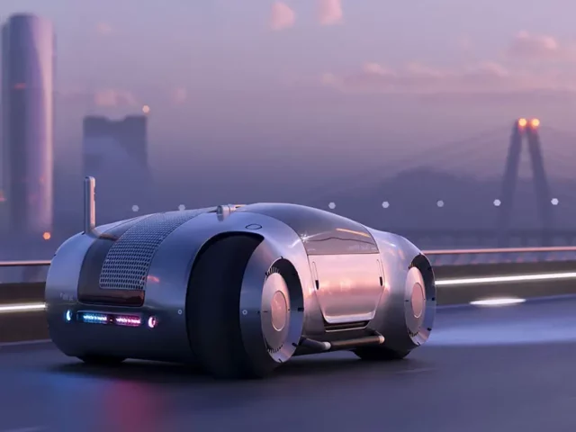 Swift Pod – Pod de voyage autonome futuriste de nuit par XOIO 2