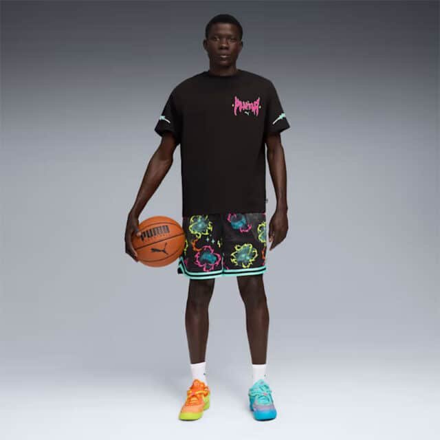 Puma x Rick and Morty MB.05 la basket qui fait du chaos une esthétique LaMelo Ball assume Puma x Rick and Morty MB.05 la basket qui fait du chaos une esthétique LaMelo Ball assume